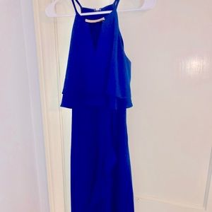 Sleeveless Royal Blue Dress